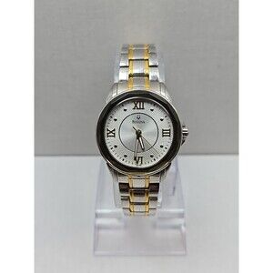 Bulova 98L166 Womens Two Tone Stainless Steel Quartz Dress Watch New Battery